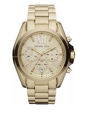 Michael Kors Gold Stainless Steel Chronograph Watch